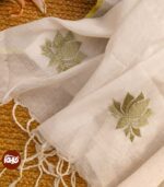 White Poddo Saree - Image 3